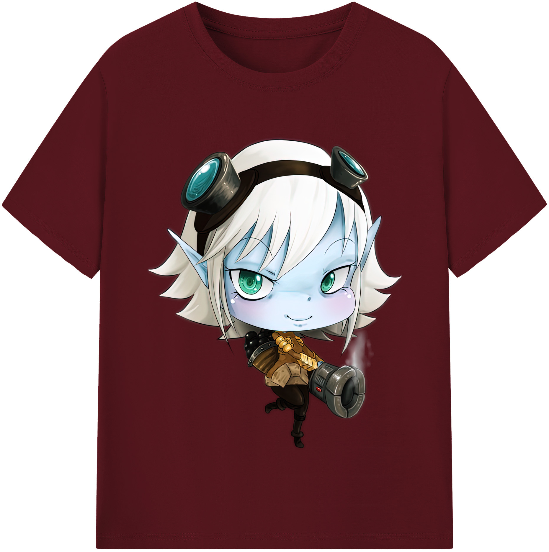 リーグ・オブ・レジェンド League of Legends LOL 綿100％半袖Tシャツ（フロントプリント）